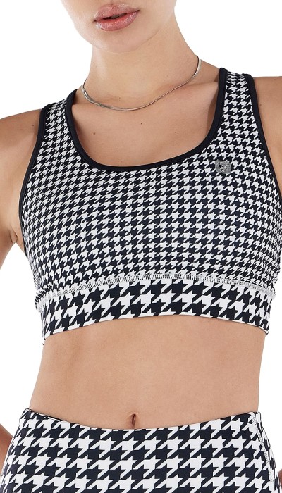 Freddy Breathable sports bra with an all-over print S3WSFB1C