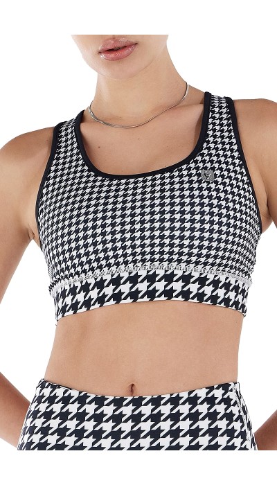 Freddy Breathable sports bra with an all-over print S3WSFB1C