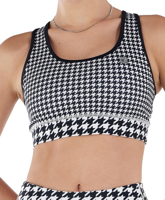 Freddy Breathable sports bra with an all-over print S3WSFB1C