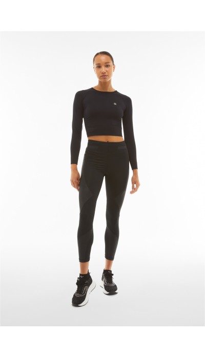 Freddy Γυναικείο κολάν SuperFit 7/8 μαύρο