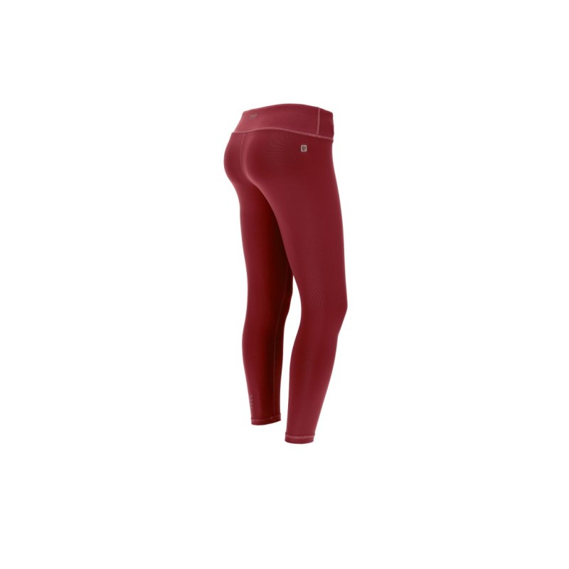 Freddy Γυναικείο κολάν SuperFit 7/8 μπορντώ Freddy Γυναικείο κολάν SuperFit 7/8 μπορντώ