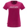 Freddy Jersey t-shirt with a light gold foliage print 