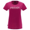 Freddy Jersey t-shirt with a light gold foliage print 