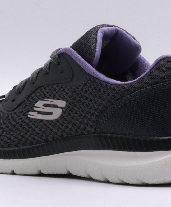 Skechers Bountiful  γυναικεία παπούτσια για τρέξιμο με memory foam γκρι
