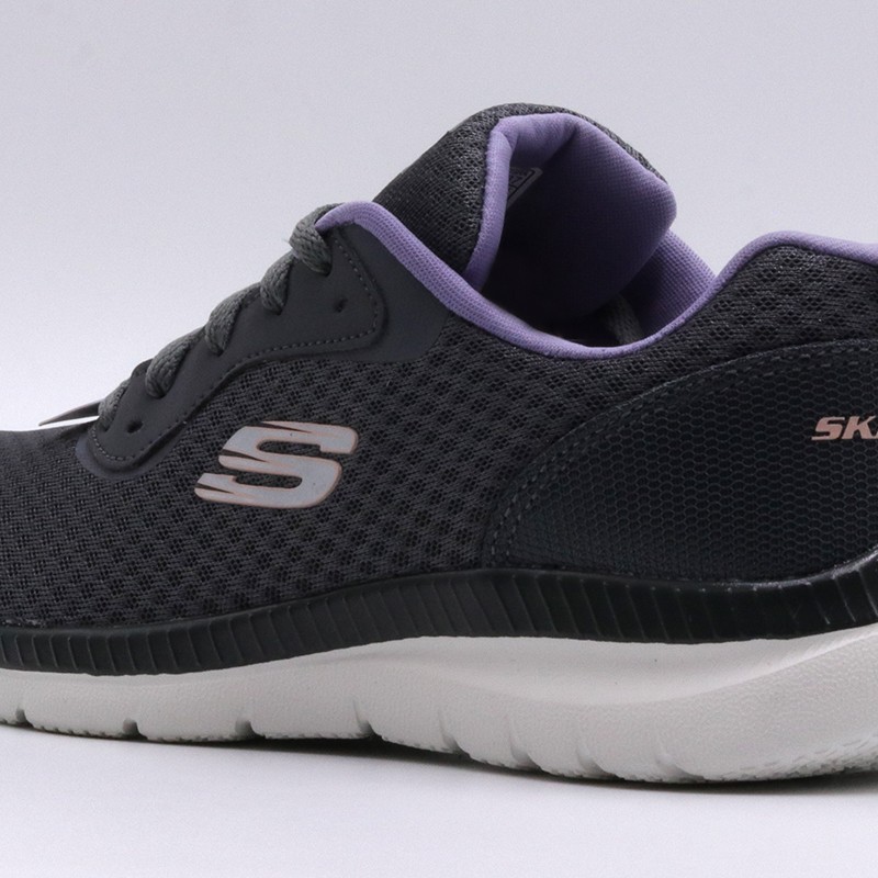 Skechers Bountiful  γυναικεία παπούτσια για τρέξιμο με memory foam γκρι