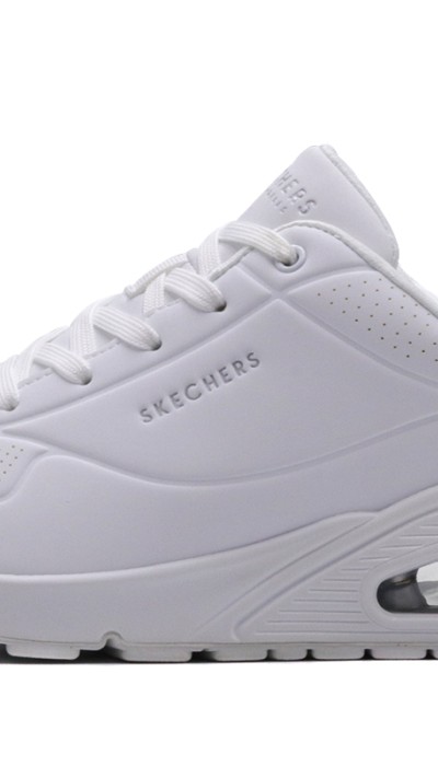 Skechers Γυναικεία αθλητικά sneakers με Air Memory Foam® Uno Stand On Air άσπρα