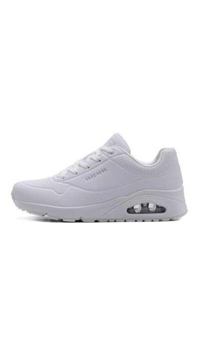 Skechers Γυναικεία αθλητικά sneakers με Air Memory Foam® Uno Stand On Air άσπρα