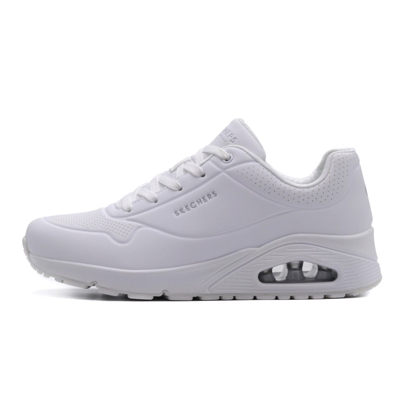 Skechers Γυναικεία αθλητικά sneakers με Air Memory Foam® Uno Stand On Air άσπρα Skechers Γυναικεία αθλητικά sneakers με Air Memory Foam® Uno Stand On Air άσπρα