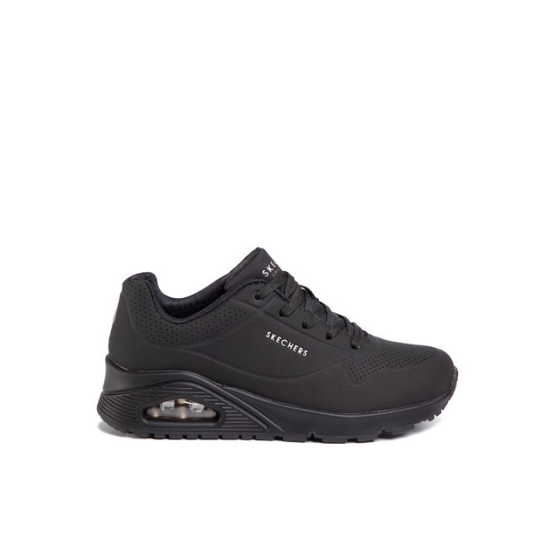 Skechers Γυναικεία αθλητικά sneakers με Air Memory Foam® Uno Stand On Air μαύρα