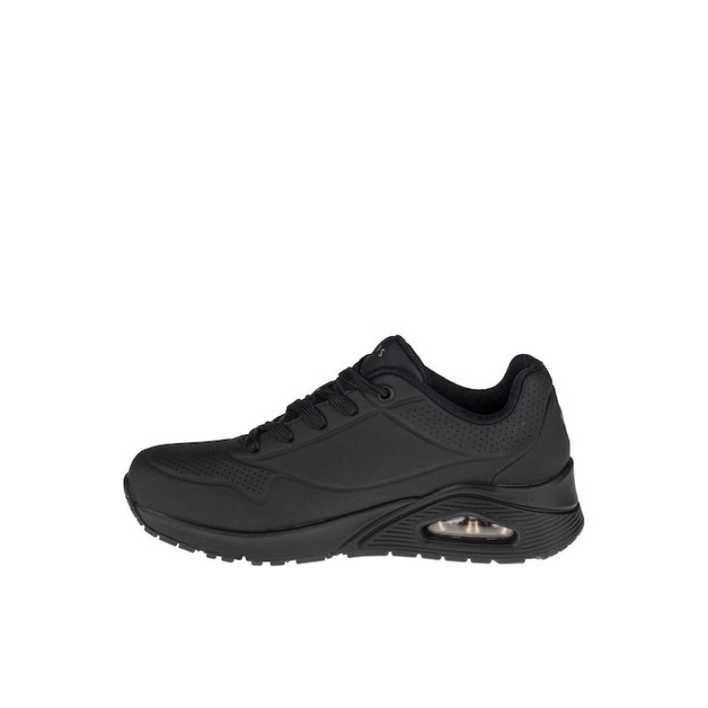 Skechers Γυναικεία αθλητικά sneakers με Air Memory Foam® Uno Stand On Air μαύρα