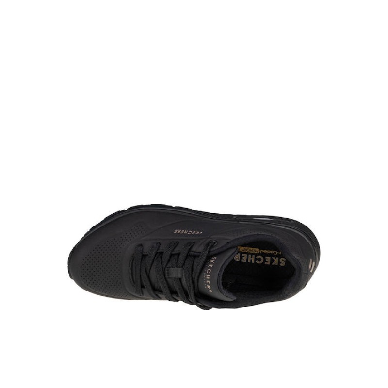 Skechers Γυναικεία αθλητικά sneakers με Air Memory Foam® Uno Stand On Air μαύρα