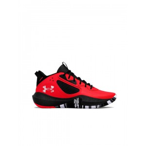UnderArmour Kids Basketball Lace Up Shoes Red