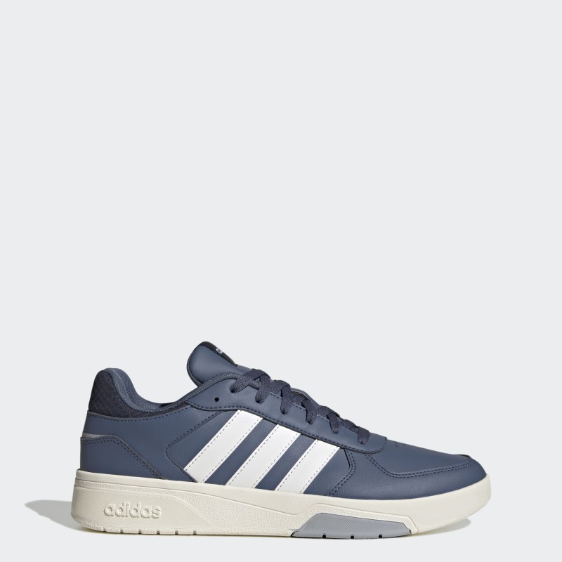 Adidas Αθλητικά Sneakers Δερμάτινα Courtbeat Shoes Μπλε