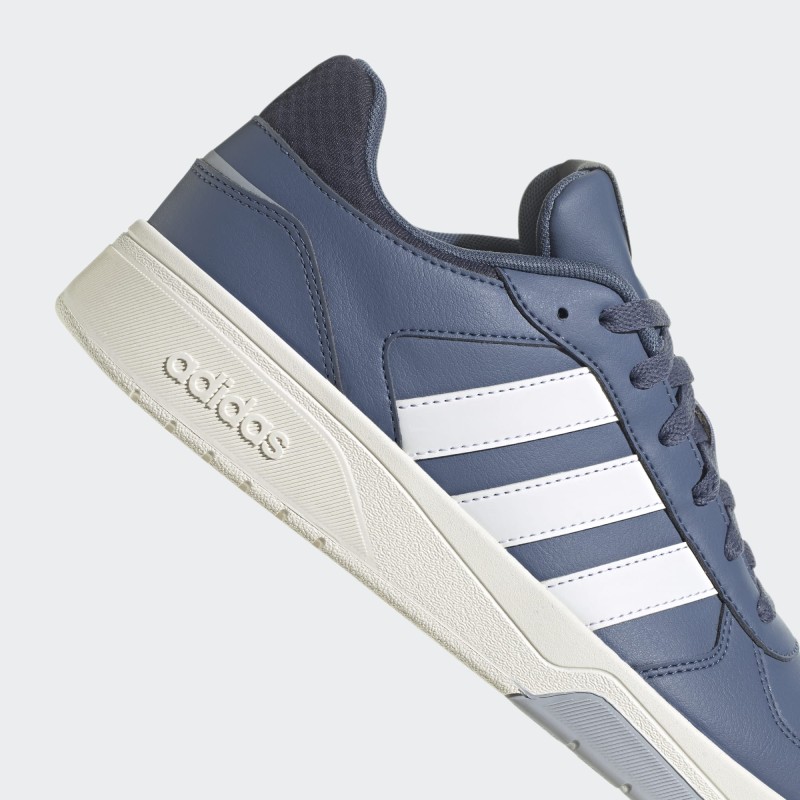 Adidas Αθλητικά Sneakers Δερμάτινα Courtbeat Shoes Μπλε