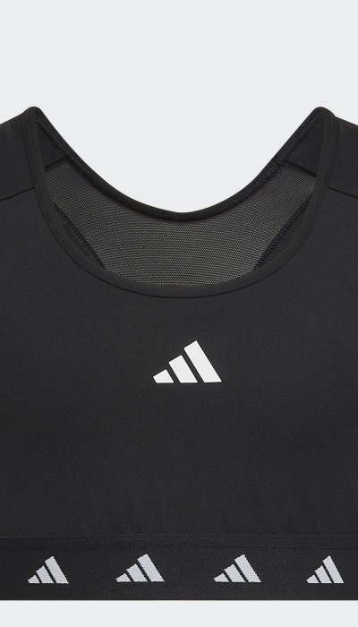 Adidas Παιδικό αθλητικό μπουστάκι μαύρο