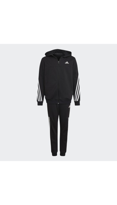 Adidas Παιδικό σετ φόρμας ζακέτα & παντελόνι μαύρο