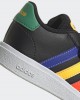 Adidas Παιδικά sneakers με αυτοκόλλητα grand court μαύρα