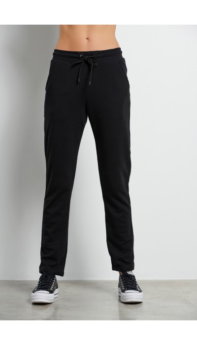 BodyTalk Γυναικείο παντελόνι φόρμας "Pants on" μαύρο BodyTalk Γυναικείο παντελόνι φόρμας "Pants on" μαύρο