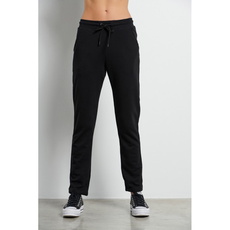 BodyTalk Γυναικείο παντελόνι φόρμας "Pants on" μαύρο BodyTalk Γυναικείο παντελόνι φόρμας "Pants on" μαύρο