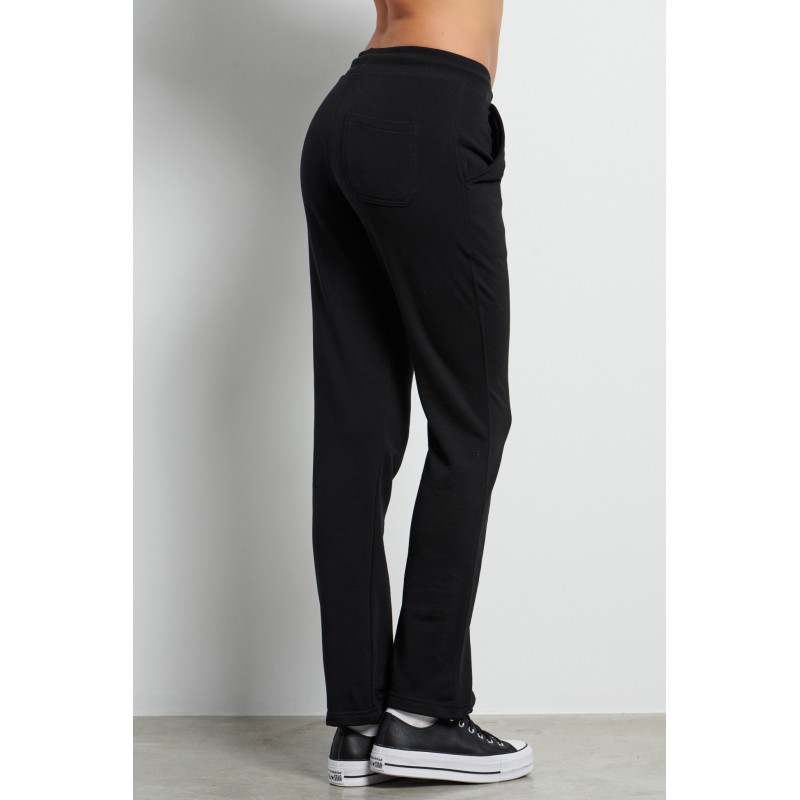 BodyTalk Γυναικείο παντελόνι φόρμας "Pants on" μαύρο BodyTalk Γυναικείο παντελόνι φόρμας "Pants on" μαύρο