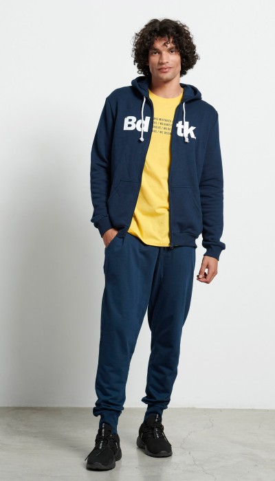 Body Talk Ανδρικό παντελόνι φόρμας με λάστιχο μπλε