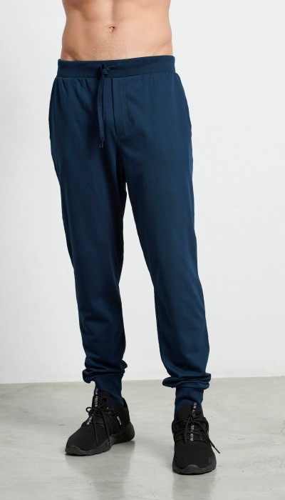 Body Talk Ανδρικό παντελόνι φόρμας με λάστιχο μπλε