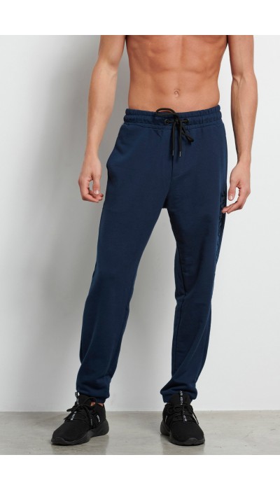 BodyTalk Ανδρική αθλητική jogger φόρμα "MOREFUN" μαύρη