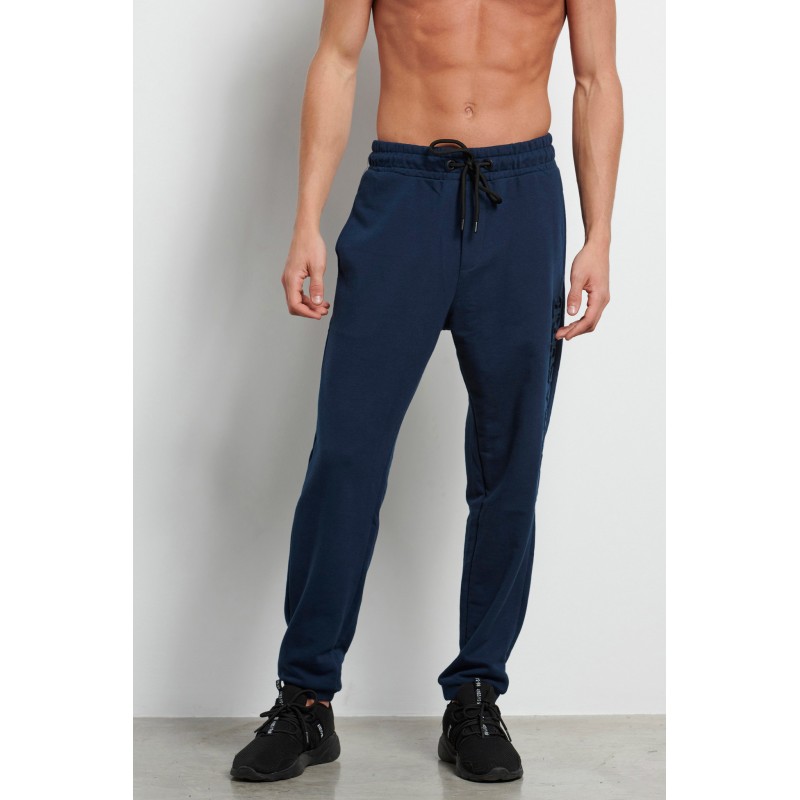 BodyTalk Ανδρική αθλητική jogger φόρμα "MOREFUN" μαύρη
