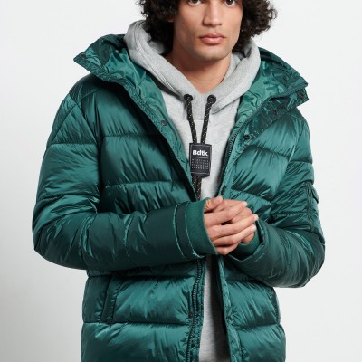 BodyTalk Men’s puffer jacket with hood 1222-957529