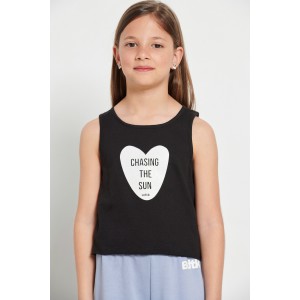BodyTalk Kids’ sleeveless crop top for girls 1231-702421