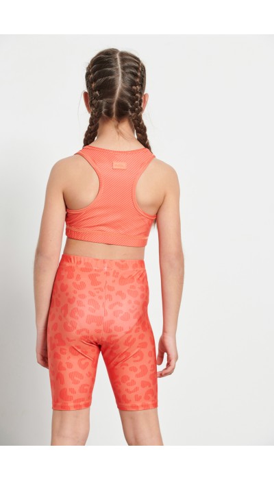 BodyTalk Παιδικό ποδηλατικό κολάν για κορίτσια πορτοκαλί