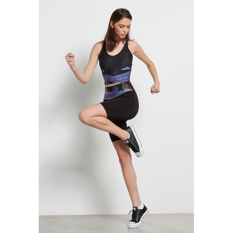 BodyTalk Γυναικείο κολάν ποδηλατικό μαύρο BodyTalk Γυναικείο κολάν ποδηλατικό μαύρο