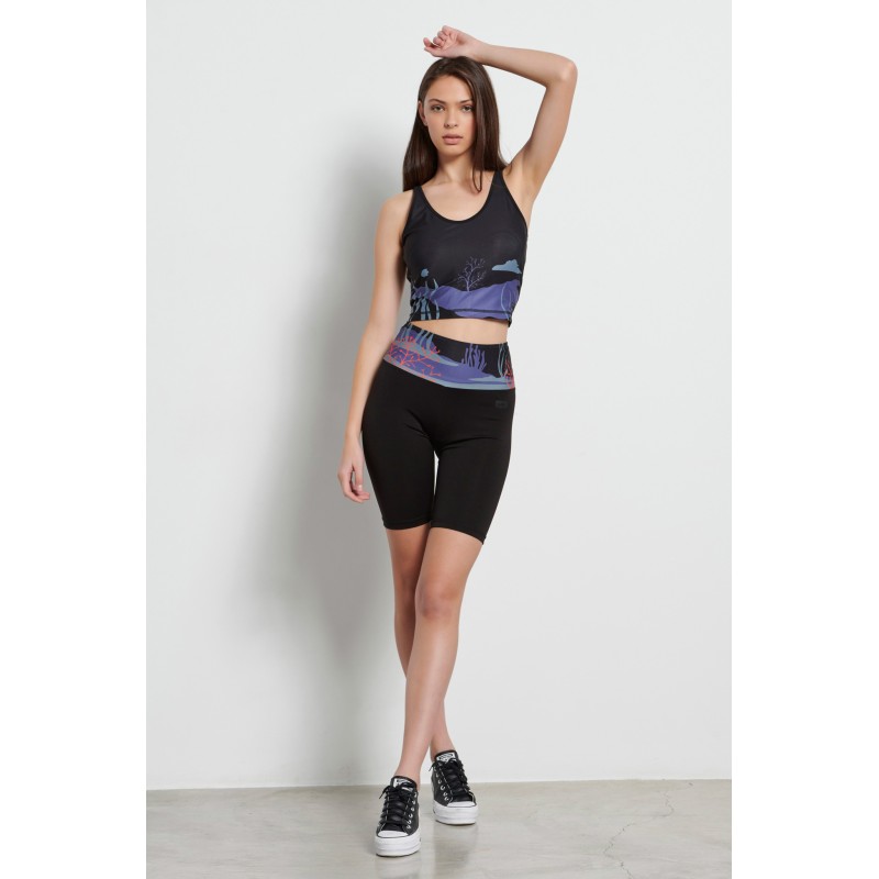BodyTalk Γυναικείο κολάν ποδηλατικό μαύρο BodyTalk Γυναικείο κολάν ποδηλατικό μαύρο