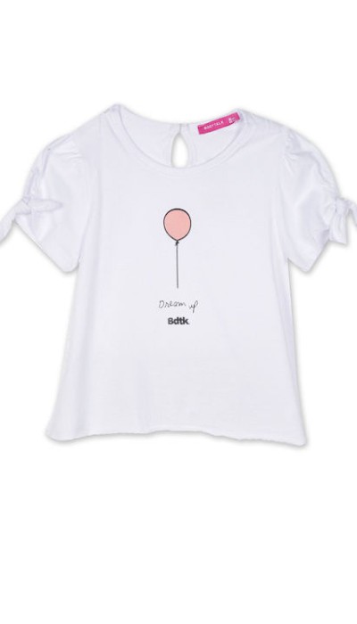 BodyTalk Σετ μπεμπε μπλούζα με κολάν για κορίτσι άσπρο