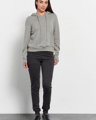 BodyTalk Women’s sweatshirt hoodie with embossed logo grey