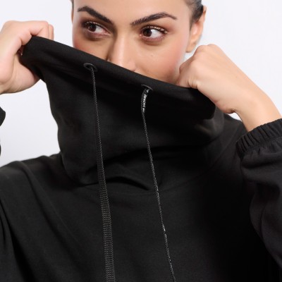 BodyTalk Γυναικεία μπλούζα μακριά Oversized μαύρη