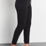 BodyTalk Γυναικείο παντελόνι φόρμας με λάστιχο jogger skiny μαύρο