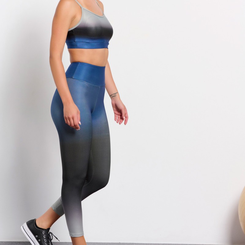 BodyTalk Γυναικείο αθλητικό κολάν 7/8 ψηλόμεσο γκρι BodyTalk Γυναικείο αθλητικό κολάν 7/8 ψηλόμεσο γκρι