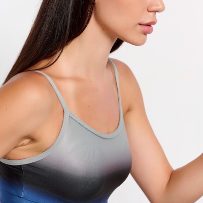 BodyTalk Γυναικείο αθλητικό μπουστάκι medium support γκρι