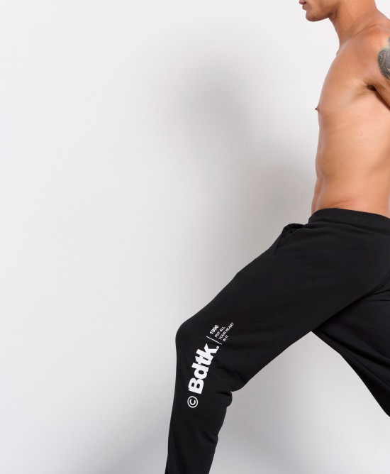 BodyTalk Ανδρικό παντελόνι φόρμας με λάστιχο jogger μαύρο