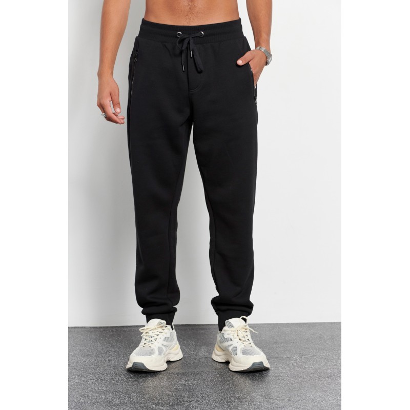 BodyTalk Ανδρικό παντελόνι φόρμας loose μαύρο BodyTalk Ανδρικό παντελόνι φόρμας loose μαύρο