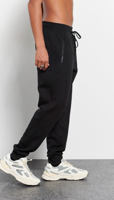 BodyTalk Ανδρικό παντελόνι φόρμας loose μαύρο