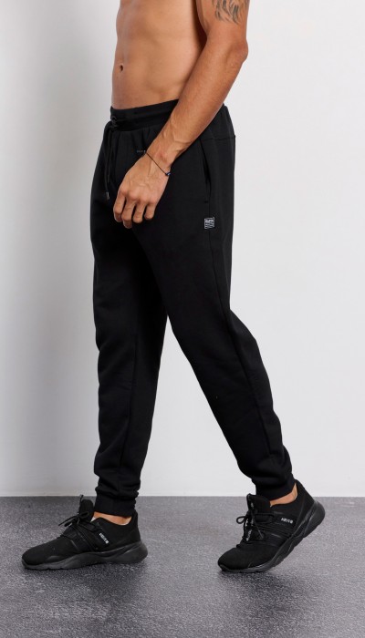 BodyTalk Ανδρικό παντελόνι φόρμας  ‘PANTS ON' μαύρο