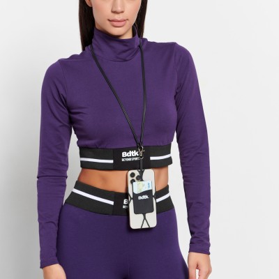BodyTalk Unisex κρεμαστή θήκη κινητού μαύρη