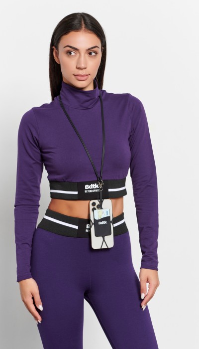 BodyTalk Unisex κρεμαστή θήκη κινητού μαύρη