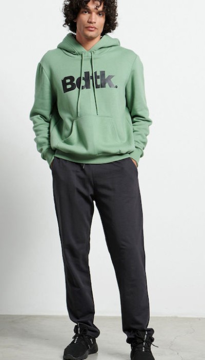 BodyTalk Ανδρικό παντελόνι φόρμας βαμβακερό γκρι