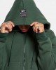 BodyTalk Ανδρική ζακέτα φούτερ με κουκούλα και τσέπες πράσινη