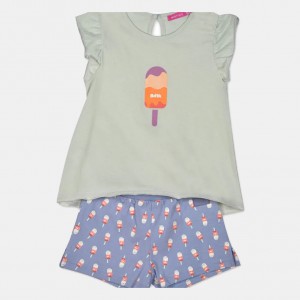 BodyTalk Baby t-shirt and shorts set for girls 1231-743299