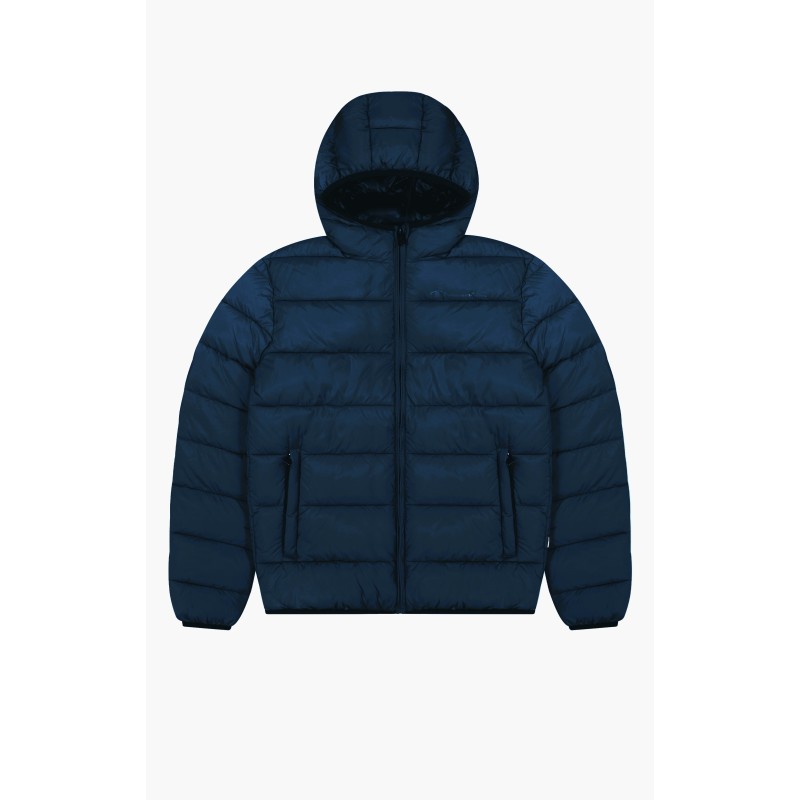 Champion Ανδρικό puffer μπουφάν με κουκούλα μπλε Champion Ανδρικό puffer μπουφάν με κουκούλα μπλε