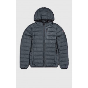 Champion Men's puffer jacket with hood grey